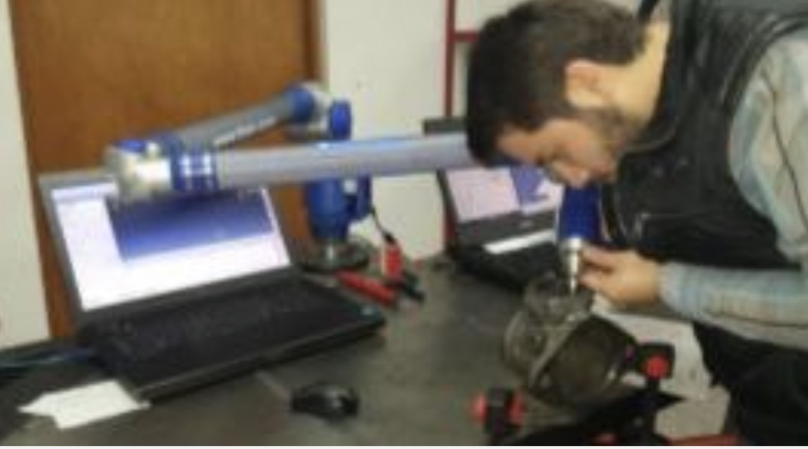 Brazo de medición por coordenadas para control dimensional